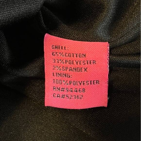 Betsey Johnson Navy Blue Cap Sleeve Gold Studded Detail Shift Dress Women Sz 2 - Picture 8 of 10